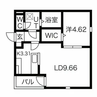 Coral Calm【3階】の間取り
