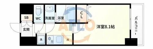 グランフェリーチェ・ナイン【12階】の間取り