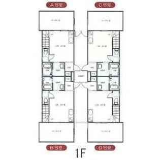 Un trefle【D号室】の間取り