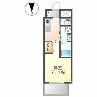 プリオール椿PartⅡ【1階】の間取り