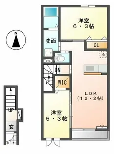 スターコート【2階】の間取り