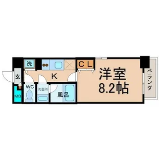 グレイス大須【6階】の間取り