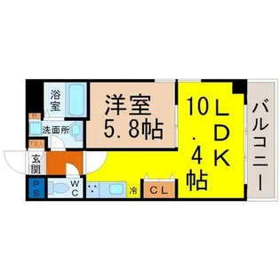 StudioDUO1252【3階】の間取り