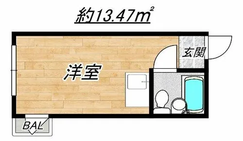 コンフォートマンション【8階】の間取り