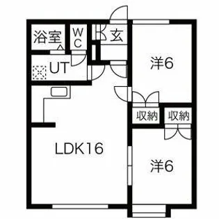 ラミアール花川【2階】の間取り