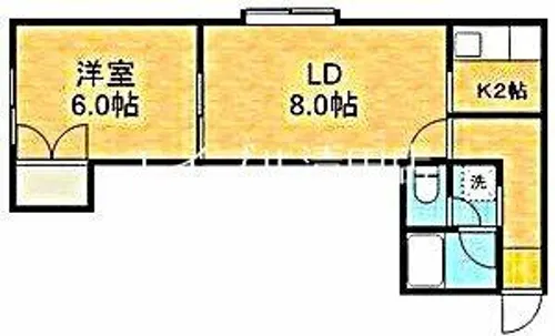 サンタペルシェ【102号室】の間取り