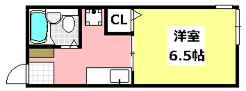 ハイツ和田【105号室】の間取り