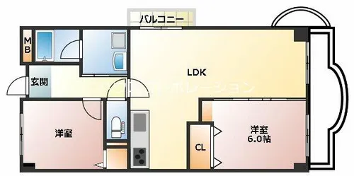 グレースサンシャイン【4階】の間取り