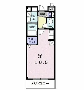 インヴィテ・ボヌールⅠ番館【3階】の間取り