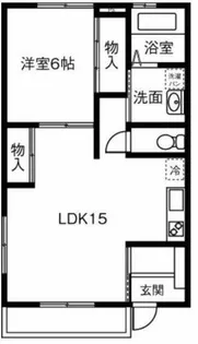 ノーザンヒルズ【202号室】の間取り