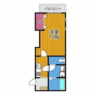 YTSハイツ若松町PART1【1階】の間取り