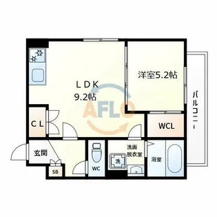 グランパシフィックパインスクエア【2階】の間取り