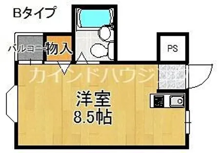 シャイン廣瀬【2階】の間取り