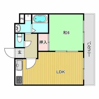 プティ・ソンム【2階】の間取り