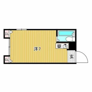 セントラル武庫川【2階】の間取り