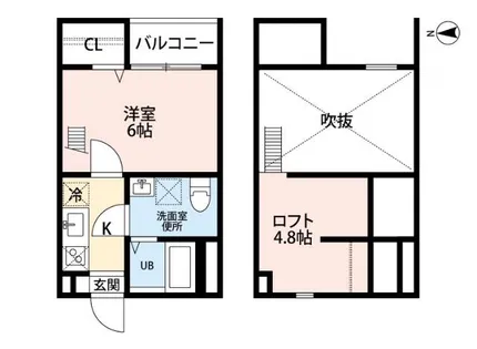 Y’s Square中村公園(ワイズスクエア中村公園)【2階】の間取り