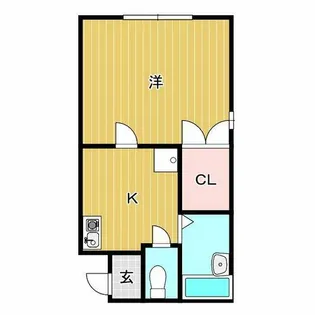 甲子園シティハウス【1階】の間取り