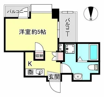 ドール甲子園口【202号室】の間取り