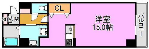 ベローナ【5階】の間取り