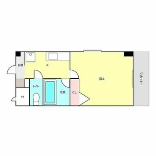 フレースヴィル【4階】の間取り
