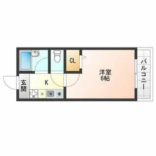 コンフォート甲子園【205号室】の間取り