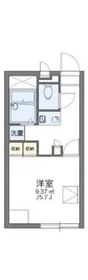 レオパレスグリーンヒルズ3【1階】の間取り