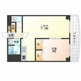 福寿荘弐番館【3階】の間取り