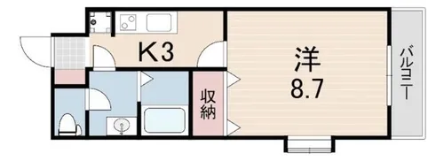 BLANC【2階】の間取り