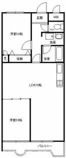 ジョイフル北町【1階】の間取り