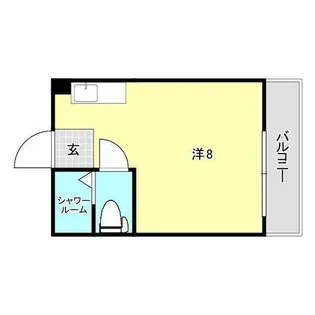 甲子園ピース【3階】の間取り