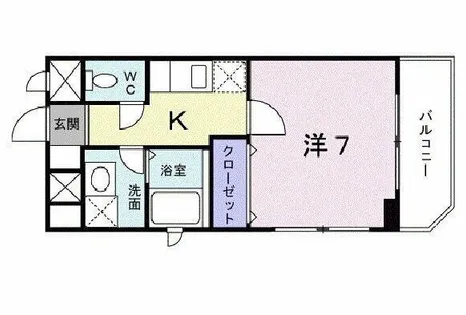フリーデ373鳴尾【2階】の間取り