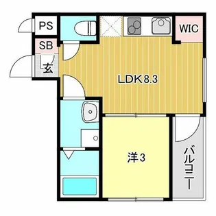 Mele Hou【1階】の間取り