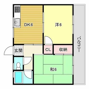 ウエストハイツ【2階】の間取り