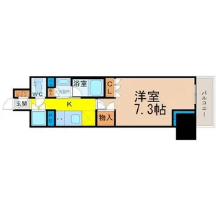 パークアクシス名駅南グランデ【3階】の間取り