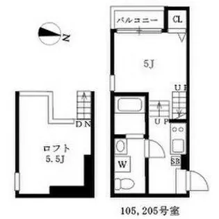 グランシエロ名古屋黄金【2階】の間取り