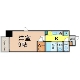 アモンリオブランシュ【4階】の間取り