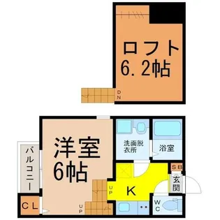 Iris(アイリス)【2階】の間取り