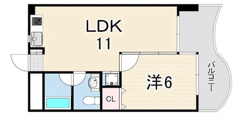 コナビレッジ【4階】の間取り