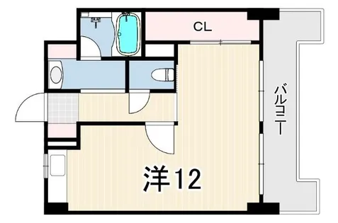 コンフィメゾン中山寺【2階】の間取り