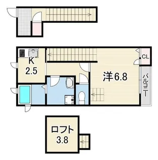 マイム【2階】の間取り