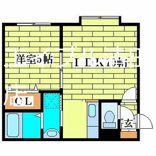 ルーバンアイ平岡壱番館【1階】の間取り