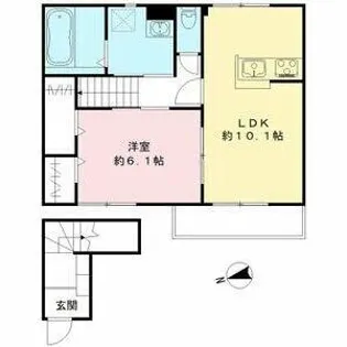 エスベランサ A棟【2階】の間取り