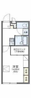 レオパレスKIMURA【2階】の間取り