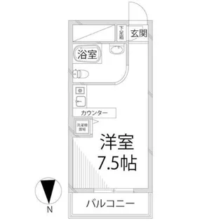 ラ・パルフェ・ド・アフェール【8階】の間取り