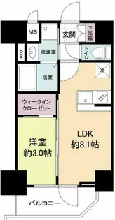 セレニテ福島アリア【14階】の間取り