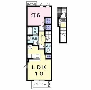 エスペランサ【2階】の間取り