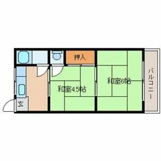 光マンション【3階】の間取り