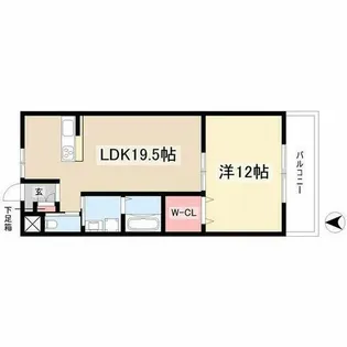 アニコムハイツⅡ【2階】の間取り