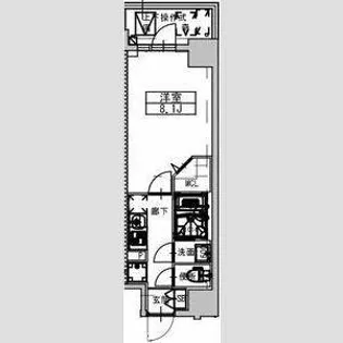 ミラージュパレス大阪ドームprosper【3階】の間取り