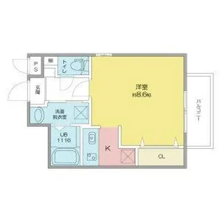 Cherim黒川志賀町【3階】の間取り